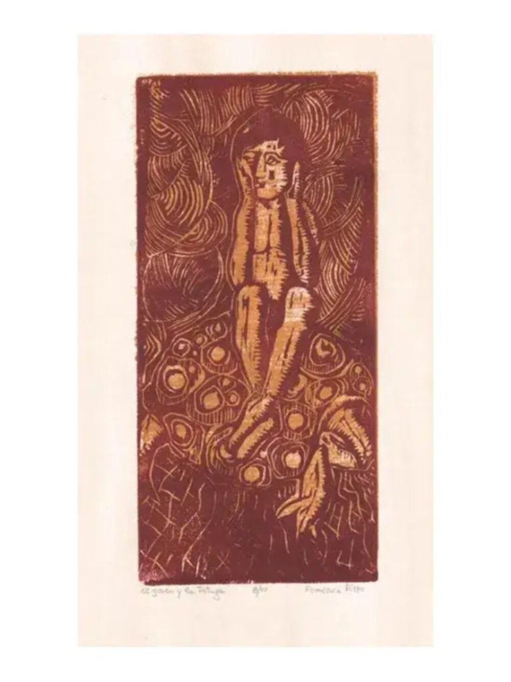 Pair of Francesca Pitto Linocuts (late 1990s) - Unframed